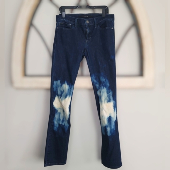 Joe's Jeans Denim - Joe's Jeans Provocateur Low Rise Upcycled Bleach Wash Dark Denim Womens Sz 26